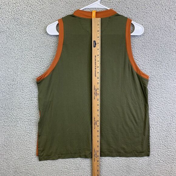 Prana Sorel Womens Wondering Soul‎ Sleeveless Mock Neck Tank Vented Hem Sz L - Picture 7 of 9